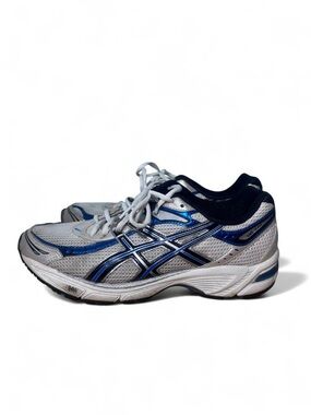 ASICS gel 1140 running sneakers white blue black size 11 mens